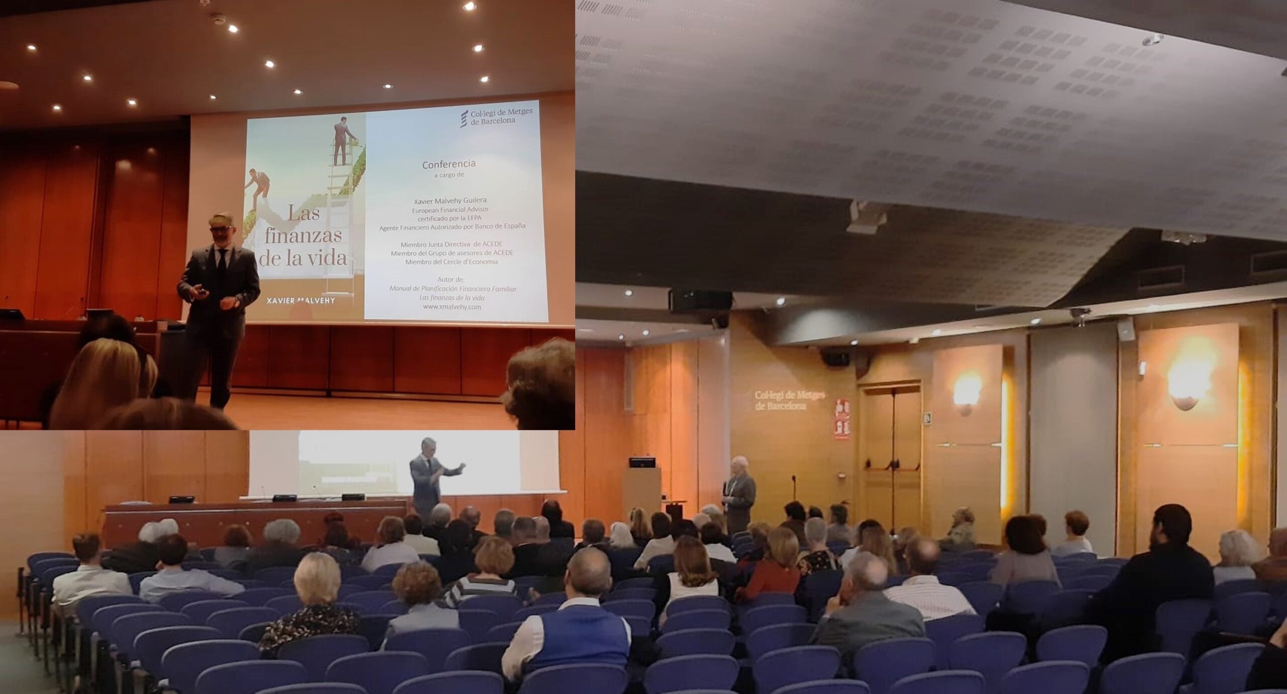 Conferencia en el Colegio de Médicos de Barcelona